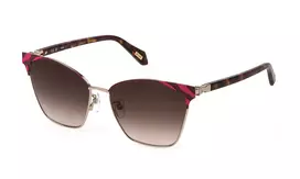 JUSTCAVALLI Moteriški Akiniai Nuo Saulės SJC093-580492 (Lęšis/Mostelis/Kojelė) 58/16/135 mm