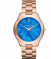 Michael Kors Bradshaw Moteriškas Chronografo Laikrodis MK3494 42mm Rožinio Aukso Nerūdijantis Plienas