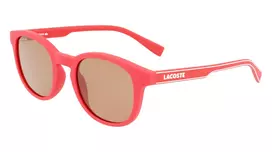 Lacoste Childish L3644S-615 akiniai - Rėmeliai raudoni, lęšiai pilki - 48/21/135 mm - Vaikiški unisex