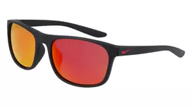 NIKE ENDURE MFJ Unisex Sport Akiniai - Matinis Juodas Rėmelis, Pilki Lęšiai, 59mm