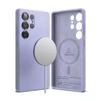 Ringke Silicone Magnetic MagSafe Case for Samsung Galaxy S25 Ultra Lavender