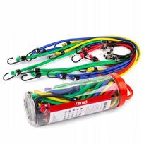 Rubber cables luggage straps hooks set of 12