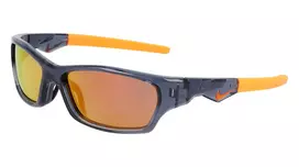 Nike vaikiški akiniai nuo saulės JOLTMDZ737957 – juodas rėmelis, dūminiai pilki lęšiai, 57 mm