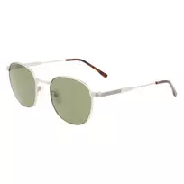 Lacoste L251S-40 Unisex stačiakampiai akiniai nuo saulės tamsiai mėlynu rėmeliu ir pilkais lęšiais 52mm