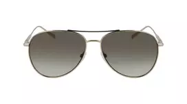 LONGCHAMP LO139S712 Moteriški drugelio formos akiniai nuo saulės – Juodas rėmas, pilki gradientiniai lęšiai, 59 mm