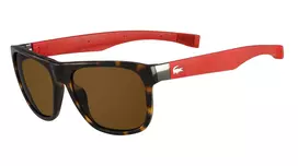 LACOSTE L664S-5517214 Unisex Akiniai - Juodas Rėmelis, Pilki Lęšiai, 55/17/140 mm