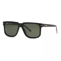 Philipp Plein Sport SSP037-59700P vyriški poliarizuoti akiniai nuo saulės, juodas rėmelis, pilki lęšiai, 59/16/150 mm