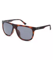 POLICE Vyrų SPLN33V59878P Stačiakampiai Poliarizuoti Akiniai nuo Saulės - Havana Acetato Rėmelis, Rudi Lęšiai, 59mm