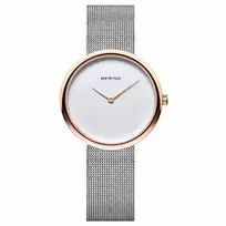 BERING Women's Classic Quartz Watch 33mm Rose Gold 14333-064
