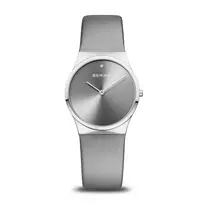 Bering Classic Moteriškas Laikrodis 34mm Mėlynu Ciferblatu, Plieninė Milano Tinklelio Apyrankė