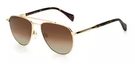 RAG&BONE Moteriški akiniai nuo saulės RNB1044GS3YG5 Havana Brown kvadratiniai 55/17/145 mm