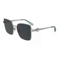 LONGCHAMP Moteriški Cat Eye Akiniai Nuo Saulės LO181S5617044 - Havana Acetato Rėmelis, Rudi Gradientiniai Stiklai, 56mm
