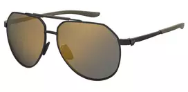 Under Armour Honcho 3.0 Vyriški Akiniai Nuo Saulės UAHONCHOG3OLG Matiniai Juodi/Pilki 60/17/140 mm