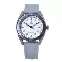 Adidas Men's Project One Analog Quartz Watch AOFH22003 43mm Black Silicone Strap