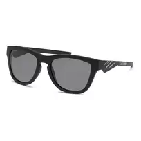 Philipp Plein Sport SSP008-54U28P Vyrų poliarizuoti stačiakampiai akiniai nuo saulės, juodi/pilki, 54/18/135 mm