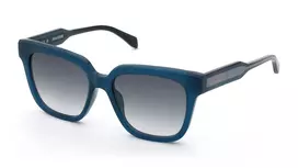 ZADIG & VOLTAIRE SZV452-530D99 Moteriški akiniai nuo saulės - Havana acetato rėmelis, rudi gradientiniai lęšiai, UV400 apsauga
