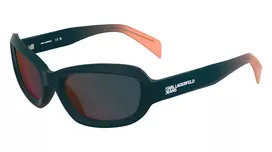 KARL LAGERFELD KLJ6200S Unisex Akiniai - Juodas Rėmas, Pilki Lęšiai 57mm