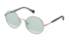 FURLA SFU235-56300V Moteriški Drugelio/Katės Akies Akiniai nuo Saulės - Havana/Ruda Acetato Rėmelis, Rudi Gradientiniai Lęšiai, 56/20/135 mm
