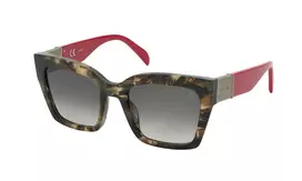 TOUS moteriški akiniai nuo saulės STOB47-530XAP Havana Acetate Brown Gradient 53mm