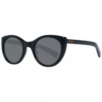 ERMENEGILDO ZEGNA AKINIAI NUO SAULĖS ZC0009-01A50 Unisex 50/23/145 mm Juodas acetatas Pilki lęšiai UV400