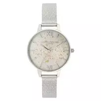 OLIVIA BURTON Moteriškas Laikrodis OB16GD14 34mm Auksinis Nerūdijantis Plienas Kvarcinis