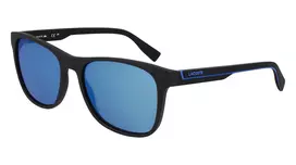 Lacoste vyriški akiniai nuo saulės L6031S-002 kvadratiniai juodas rėmelis pilki lęšiai 56/18/145 mm