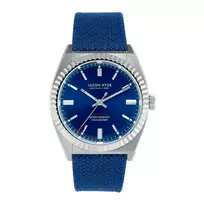 JASON HYDE MAN JH10030 40mm Quartz Watch Black Dial Black Fabric Strap