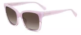 Kate Spade Harlow Women's Sunglasses GSB3V - Havana Acetate Frame, Brown Gradient Lens, 55/20/140 mm