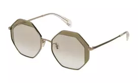 POLICE Moteriški Akiniai nuo Saulės SPL837W538FFD - Havana Acetato Kačių Akies Rėmelis, Rudi Gradientiniai Lęšiai, UV400 Apsauga