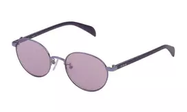 TOUS STO393-5008RB Moteriški Akiniai nuo Saulės Rudi Havana Acetato Kvadratiniai Rėmeliai UV400