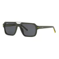Philipp Plein Sport SSP036-57NVNP Vyriški stačiakampiai akiniai nuo saulės tamsiai mėlyni pilkai dūminiai 57/17/150 mm