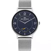 Ben Sherman WB034USM Vyrų Kvarcinis Analoginis Laikrodis 43 mm Nerūdijantis Plienas Mėlynas Ciferblatas