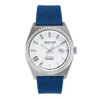 Jason Hyde vyriškas Jason Hyde JH30010 kvarcinis analoginis laikrodis 40 mm juodu ciferblatu ir odine apyranke