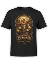 Champion Pup Golden Retriever Tshirt Unisex S