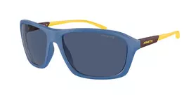 Vyriški poliarizuoti akiniai nuo saulės ARNETTE AN4329-290280, matiniai juodi/pilki, 63 mm