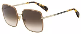 RAG&BONE moteriški akiniai nuo saulės RNB1032S01Q58 Dark Havana Brown Gradient 58mm