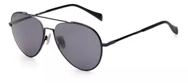 RAG&BONE MAN Akiniai RNB1036GS8075 Juodi Pilki Stačiakampiai 58mm