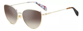 Kate Spade Hailey moteriški akiniai nuo saulės Havana Brown Gradient 55mm