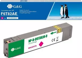 G&G rašalo kasetė, suderinama su HP 973X / F6T82AE XL, rausvai raudona (magenta)
