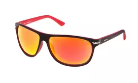 POLICE Unisex S1958M64NVBR Pilot Aviator Akiniai Nuo Saulės Tamsiai Mėlyni/Rudi 64mm