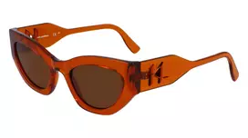 KARL LAGERFELD KL6122S522221 Moteriški Akiniai nuo Saulės Havana Acetato Rėmeliu Rudais Lęšiais 52mm