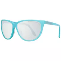 PORSCHE DESIGN Moteriški akiniai nuo saulės P8588-61B stačiakampis metalinis rėmelis sidabras/paladis pilki lęšiai 61/13/135 mm