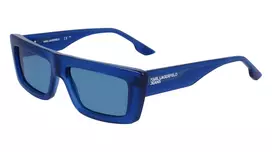 KARL LAGERFELD KLJ6147S Unisex Akiniai - Juodas Rėmas Pilki Lęšiai 56/15/145 mm