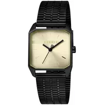 ESPRIT moteriškas kvarcinis analoginis laikrodis ES1L071M0045 29mm rožinis auksas nerūdijantis plienas tinklelis