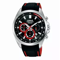 Lorus vyriškas kvarcinis laikrodis RT387HX9 – mėlynas ciferblatas, nerūdijančio plieno apyrankė, 43 mm