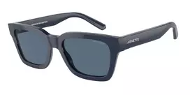 ARNETTE Unisex akiniai nuo saulės AN4334-122180 – Matinis juodas rėmelis, pilki veidrodiniai sidabriniai lęšiai, 53 mm