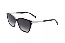LEVI'S LV-5017-S-80S Moteriški akiniai nuo saulės, kvadratiniai, pilki lęšiai, 55 mm