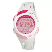 CASIO Women's Digital Quartz Watch STR-300-7EG 35.2mm Silver Resin