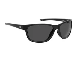 Under Armour UABATTLEO807 Vyriški sportiniai akiniai nuo saulės - matinio juodo rėmelio, pilki lęšiai, 65 mm