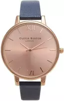 Olivia Burton Women's Big Dial Watch OB13BD13B 38mm Rose Gold Tone and Grey